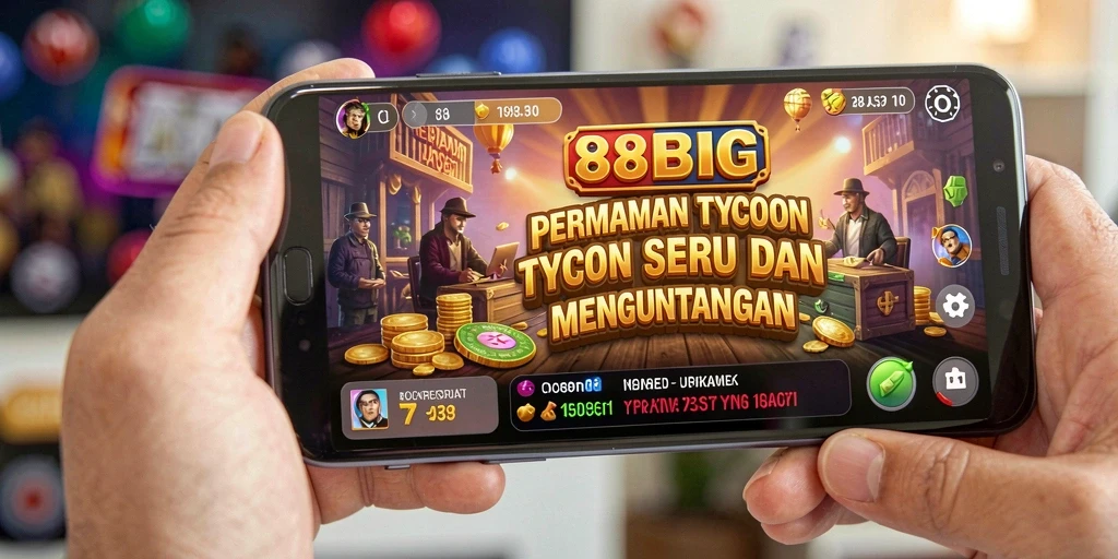 Screenshot gameplay <strong>88BIG</strong> yang menunjukkan keseruan membangun bisnis.