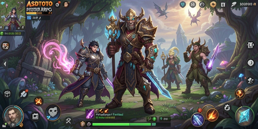 Tampilan aksi mendebarkan dalam gameplay ASDTOTO.