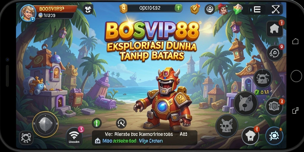 Tampilan gameplay seru di dunia Open World BOSVIP88.