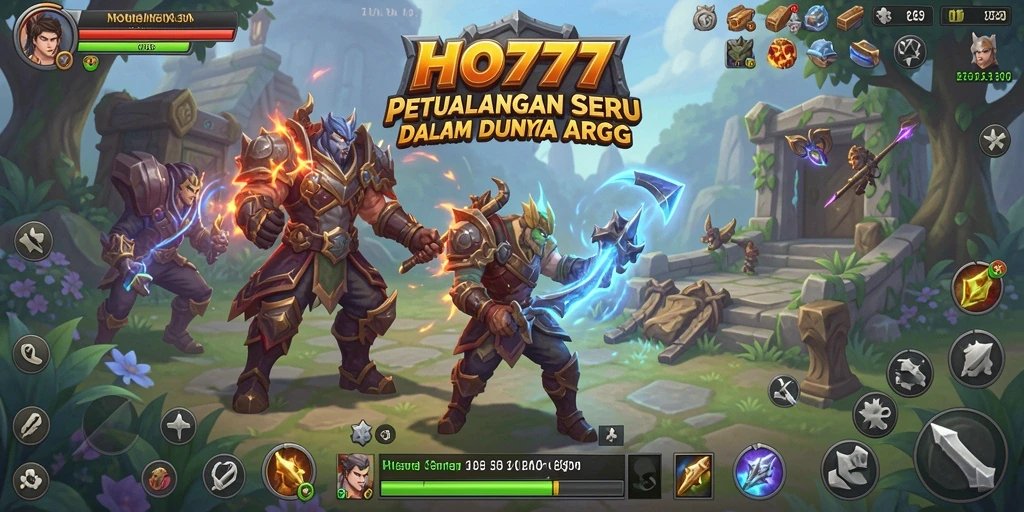 Tampilan gameplay HO777 di dunia ARPG yang menakjubkan.