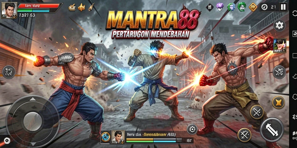 Tampilan gameplay seru dari MANTRA88 yang menegangkan.