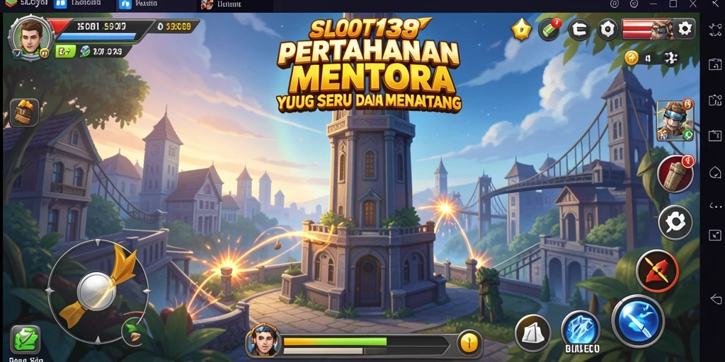 Gameplay seru di SLOT138 dengan menara pertahanan yang strategis.